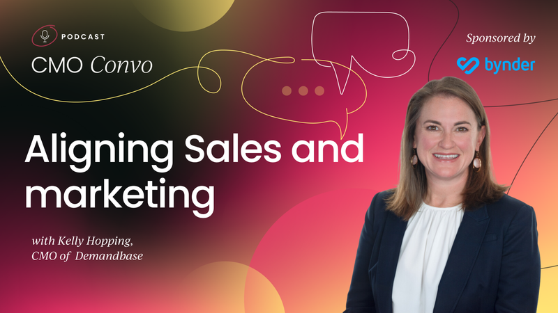 How CMOs can facilitate alignment between sales and marketing